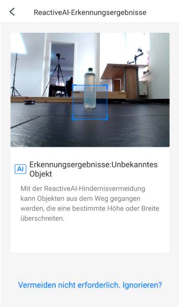 Was nicht erkannt wird, wird als unbekanntes Objekt betitelt.