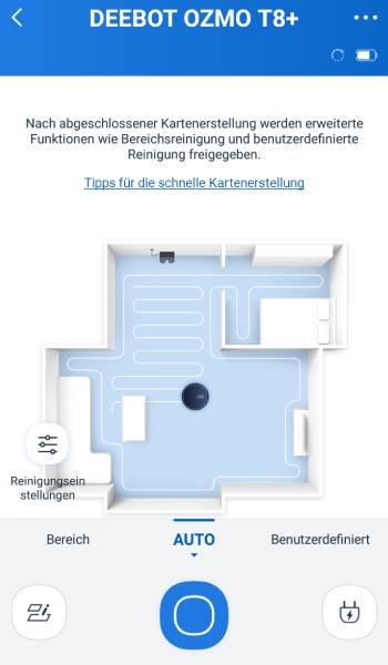 Die Kartenerstellung ist wichtig, damit alle Funktionen genutzt werden können.