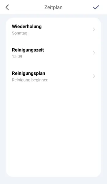 Für den maximalen Komfort sollten Sie nicht darauf verzichten, Reinigungspläne zu erstellen.