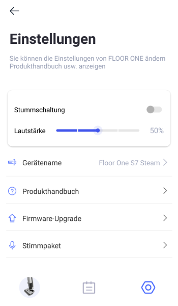 Per App kann unter anderem die Lautstärke der Sprachausgaben bestimmt werden, hier stehen aber auch Upgrades zur Verfügung.