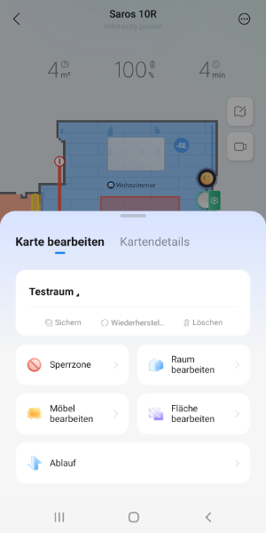 Möglichkeiten der Kartenbearbeitung