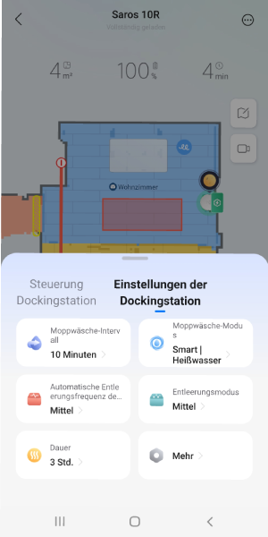 Einstellungen der Dockingstation