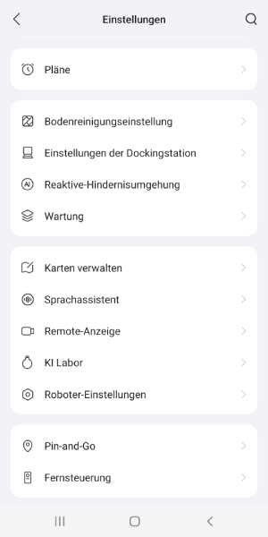 Allgemeine Einstellungen