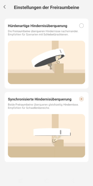 Zwei Möglichkeiten der Hürdenüberwindung