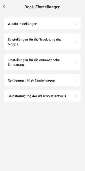 Blick in die Dock-Einstellungen