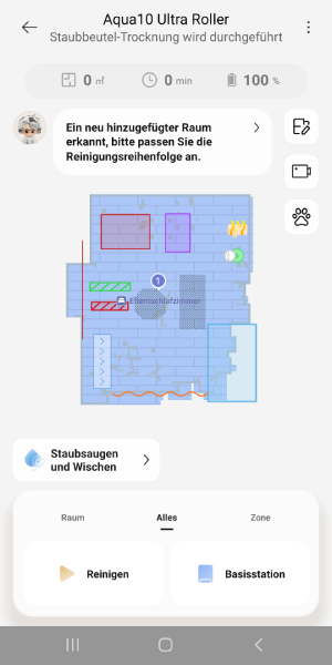 Eine Karte mit jeglichen Markierungen