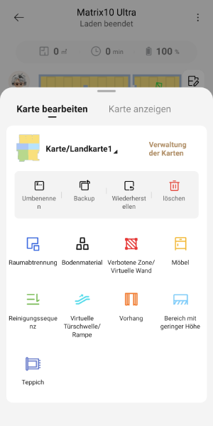 Individualisierung der Karte