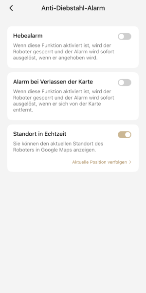 Anti-Diebstahl-Schutz