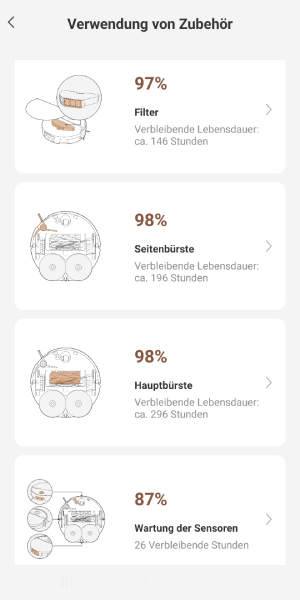 Wartungsübersicht