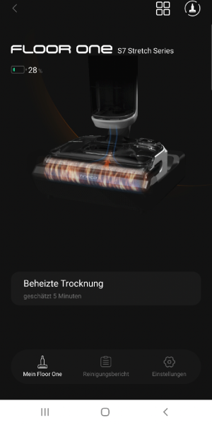 Beheizte Trocknung