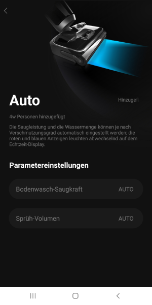 Automatische Reinigung