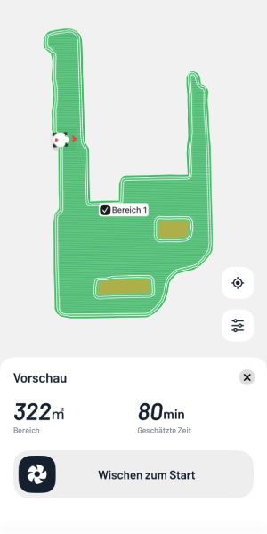 Mähaufgabe starten