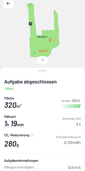 Aufgabe abgeschlossen