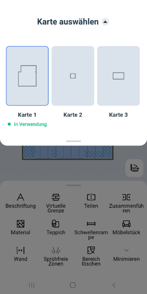 Speicherung mehrerer Karten
