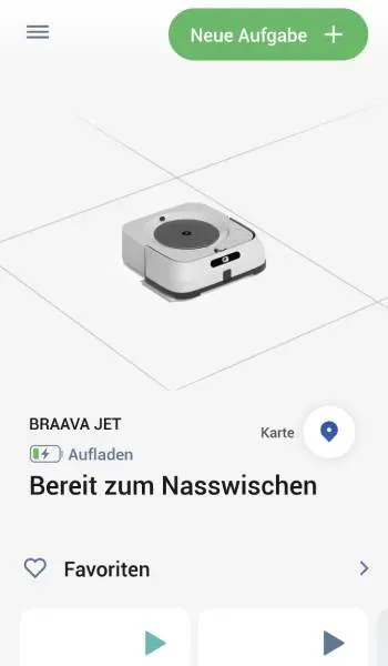 Das ist zu sehen, wenn die App geöffnet wird.