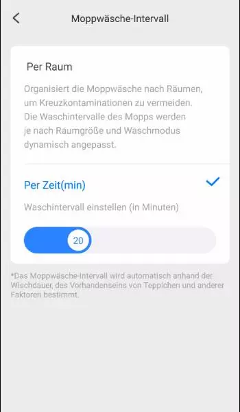 Wie oft der Mopp gewaschen wird, ist Einstellungssache.